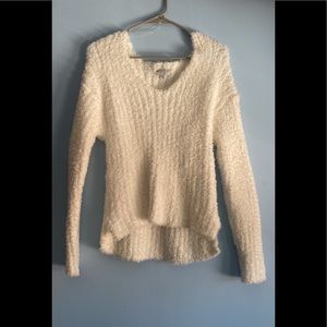 White Fuzzy Sweater